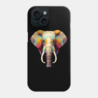 Majestic Elephant Head Poly Phone Case