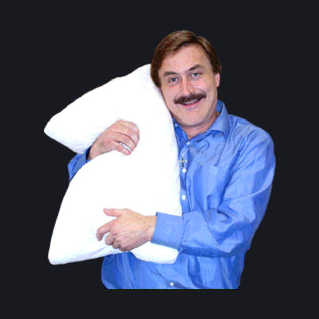 My Pillow Guy (Michael J Lindell) Pillow Baseball TShirt TeePublic