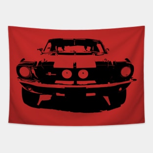 Mustang Front view Tapestry