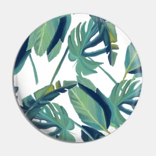 Painted tropical leaves 1 Pin