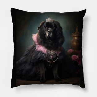 Majestic Newfoundland - Medieval Princess Pillow