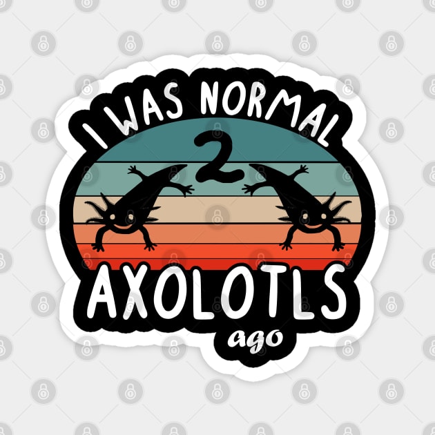 Normal axolotl people love kids design animal Magnet by FindYourFavouriteDesign