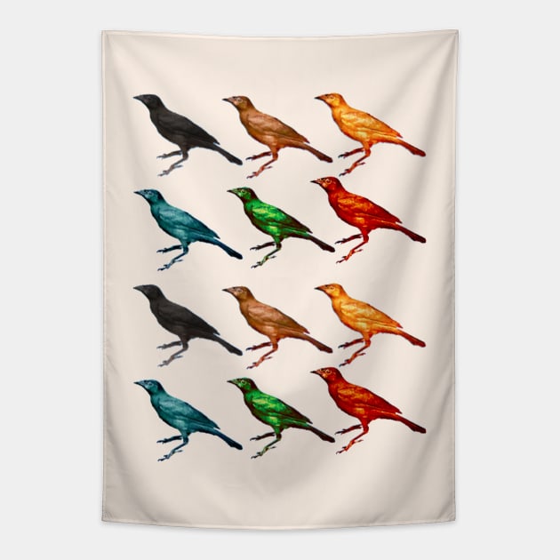 Colorful Birds Tapestry by Amanda1775