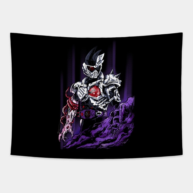 zombie rider Tapestry by spoilerinc