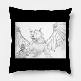 Smeowg the Cat Dragon Pillow