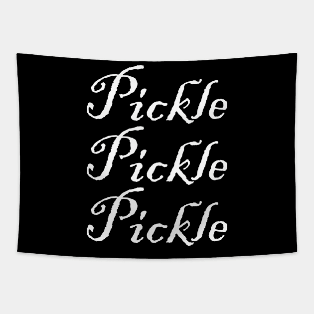 Fancy Pickle Tapestry by DennisMcCarson