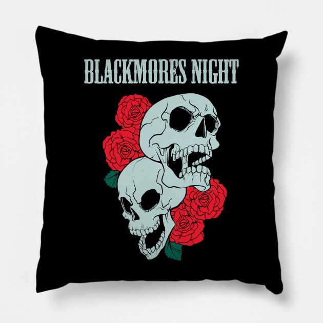 BLACKMORES NIGHT BAND Pillow by dannyook