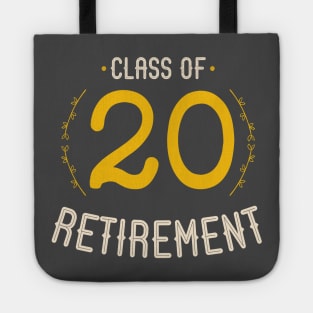 Class of 2020 retirement Tote