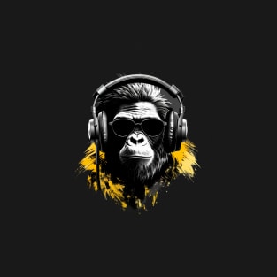 Cool summer monkey ape dj design T-Shirt
