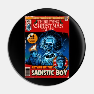 Terriying Christmas Tales Pin