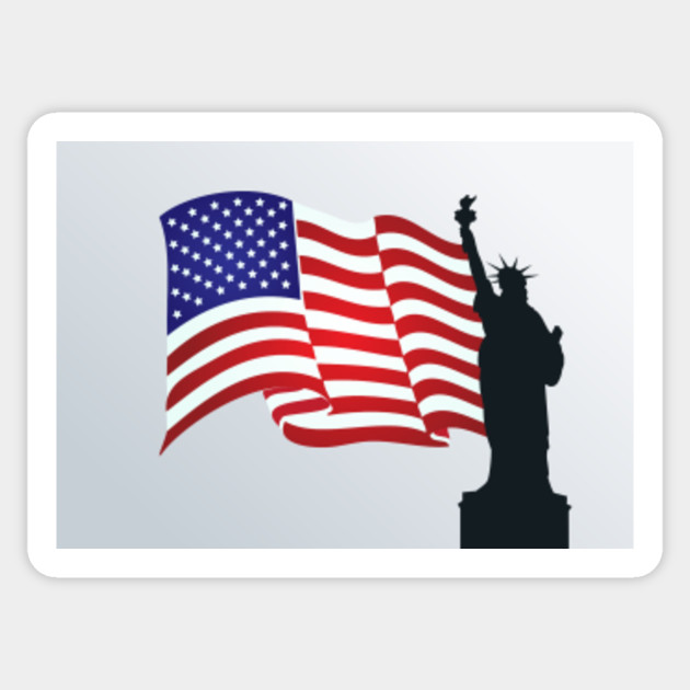 Sticker American Flag United States Liberty Flag Decal