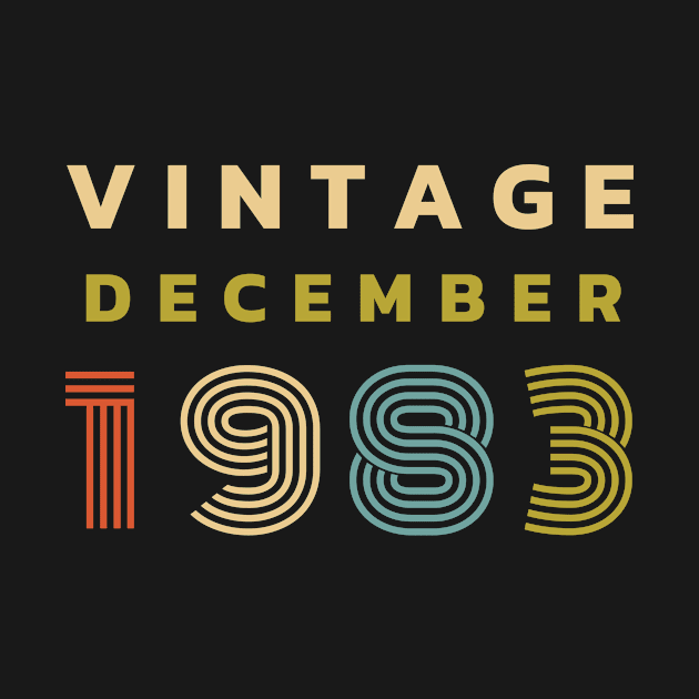 Vintage December 1983, 36 Year Old Birthday Gift by divawaddle