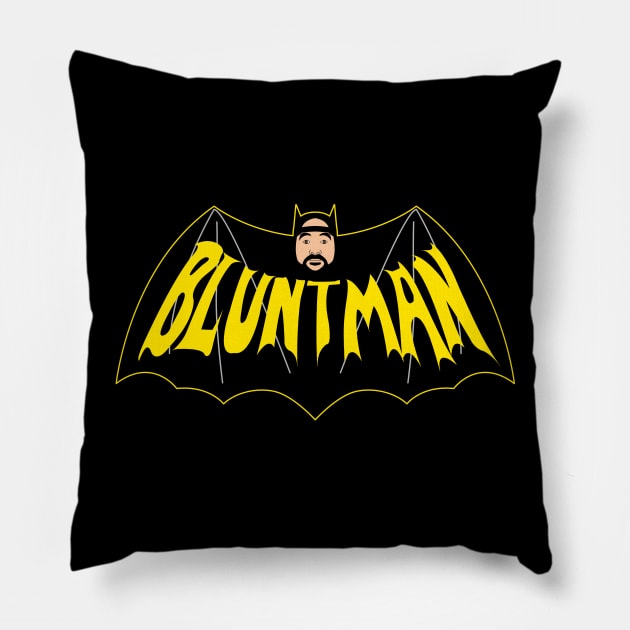 Man of Blunt Pillow by nickbeta