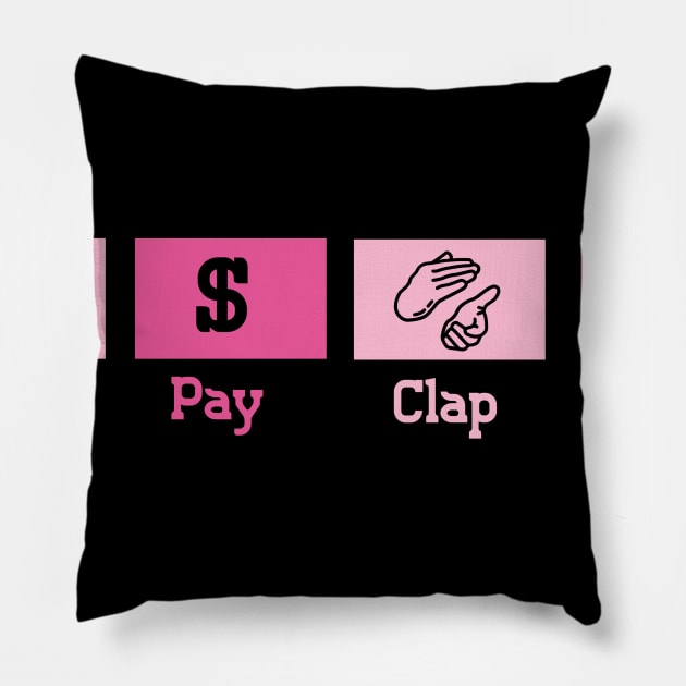 Gift for Father Dad Drive Clap Repeat Gymnastics Pillow by Riffize