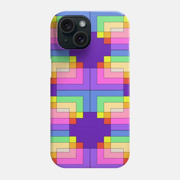 Retro Prismatic Rainbow Phone Case by WickedFaery