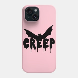 Creep Bat Gothic Aesthetic Grunge Vampiric Punk Halloween Phone Case