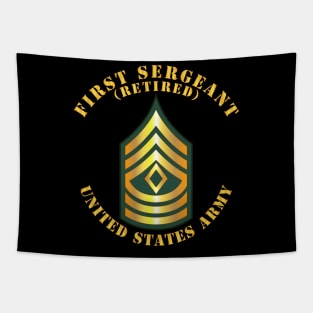 Army - First Sergeant - 1SG - Retired Tapestry