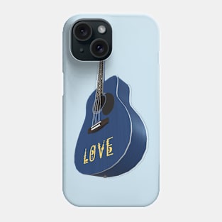 Blue Guitar – Music be the food of love Phone Case