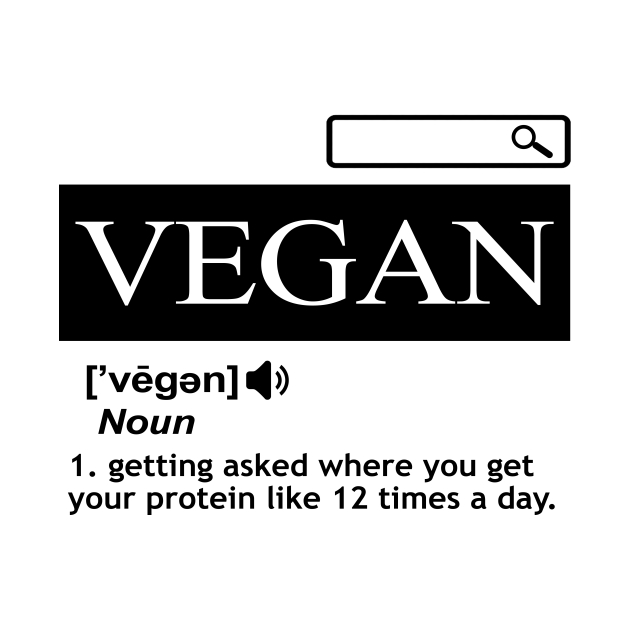 Discover 'Definition of a Vegan' Amazing Food Vegetarian Gift - Food - T-Shirt