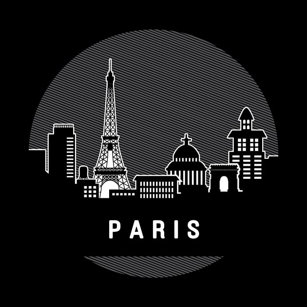 Paris France Skyline by travel2xplanet