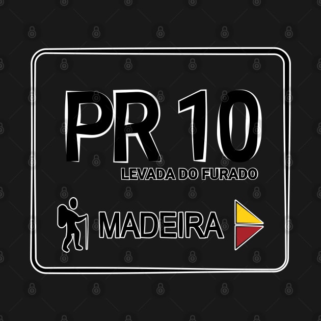 Madeira Island PR10 LEVADA DO FURADO logo by Donaby