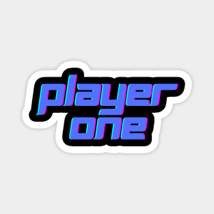 Player one the gamer Magnet