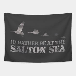 Salton Sea Duck Hunting Shirt Tapestry