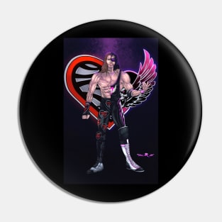 HBK VS Bret Hart Rivals Pin