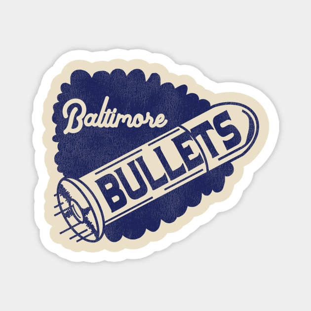 Defunct Baltimore Bullets Basketball Team Magnet by Defunctland