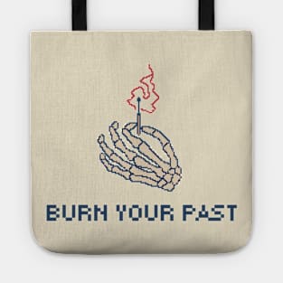 Burn Your Past - Pixel Art Tote