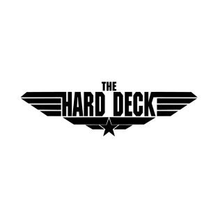 Top Gun Maverick Logo Parody Hard Deck Vintage Retro 80s T-Shirt