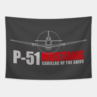 P-51 Mustang: The Cadillac of the Skies Tapestry