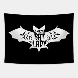 Crazy Bat Lady Tapestry