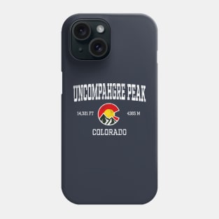 Uncompahgre Peak Colorado 14ers Vintage Athletic Mountains Phone Case