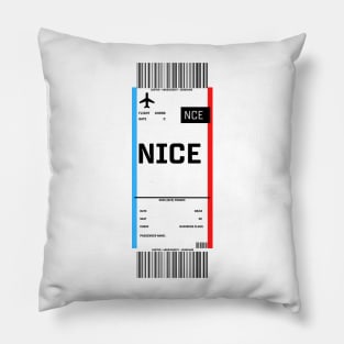 Boarding pass for Nice Pillow