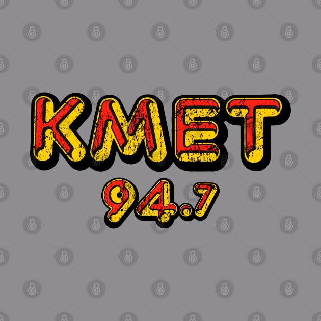 Vintage KMET Radio 94.7 by Triggers Syndicate