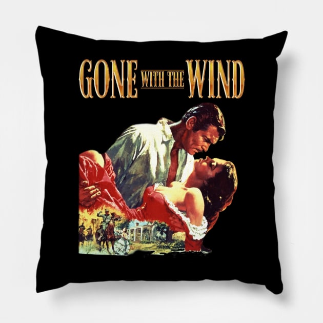 Gone with the Wind V3 Pillow by Hoang Bich