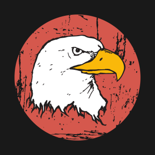 AMERICAN EAGLE ON RED CIRCLE T-Shirt