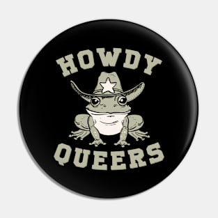 Howdy Queer Pride Pin