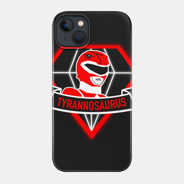 tyrannosaurus - Red Ranger - Phone Case