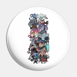 BLOODBORNE ALL BOSSES RUBBERHOSE Pin