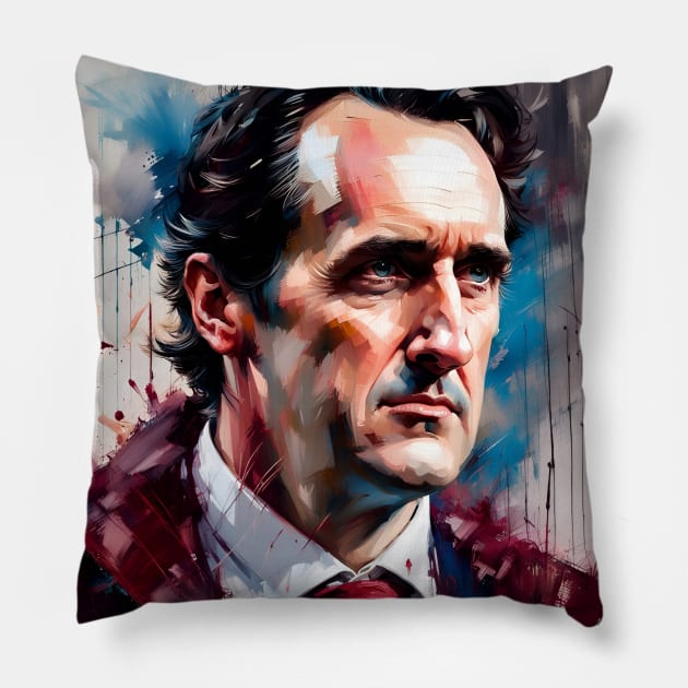 Unai Emery Pillow by GarfunkelArt