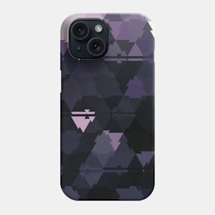 Purple Mosaic Tiles Ombre Phone Case