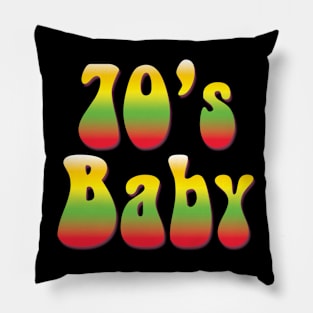 70s Baby Pillow