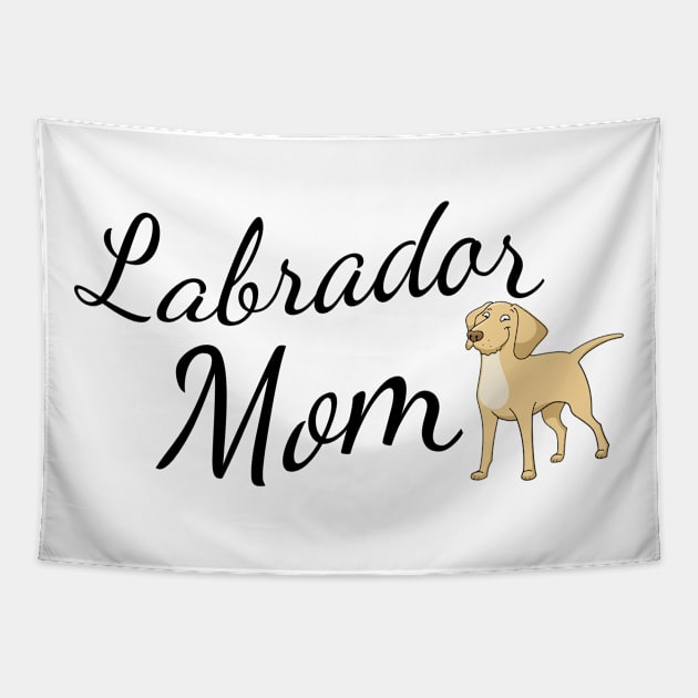 Labrador Mom Tapestry by tribbledesign