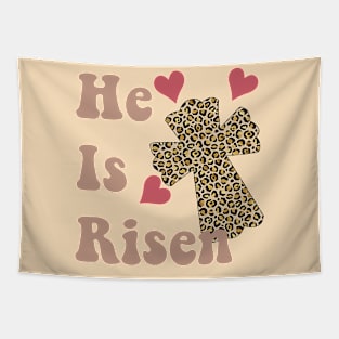 He is Risen, Easter design Tapestry