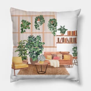 Plant Interior illustration 4 Pillow