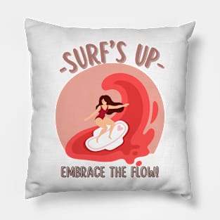 Menstrual Flow Surf - Women’s Health Pillow