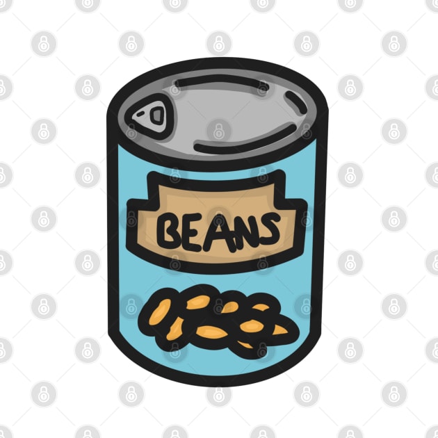 Baked Beans Can by OneThreeSix