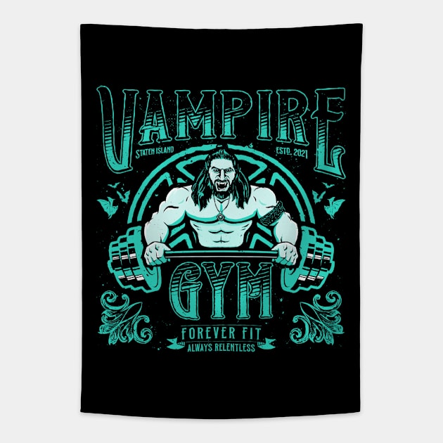 Vampire Gym Tapestry by teesgeex